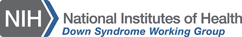 NIH Down Syndrome Working Group logo